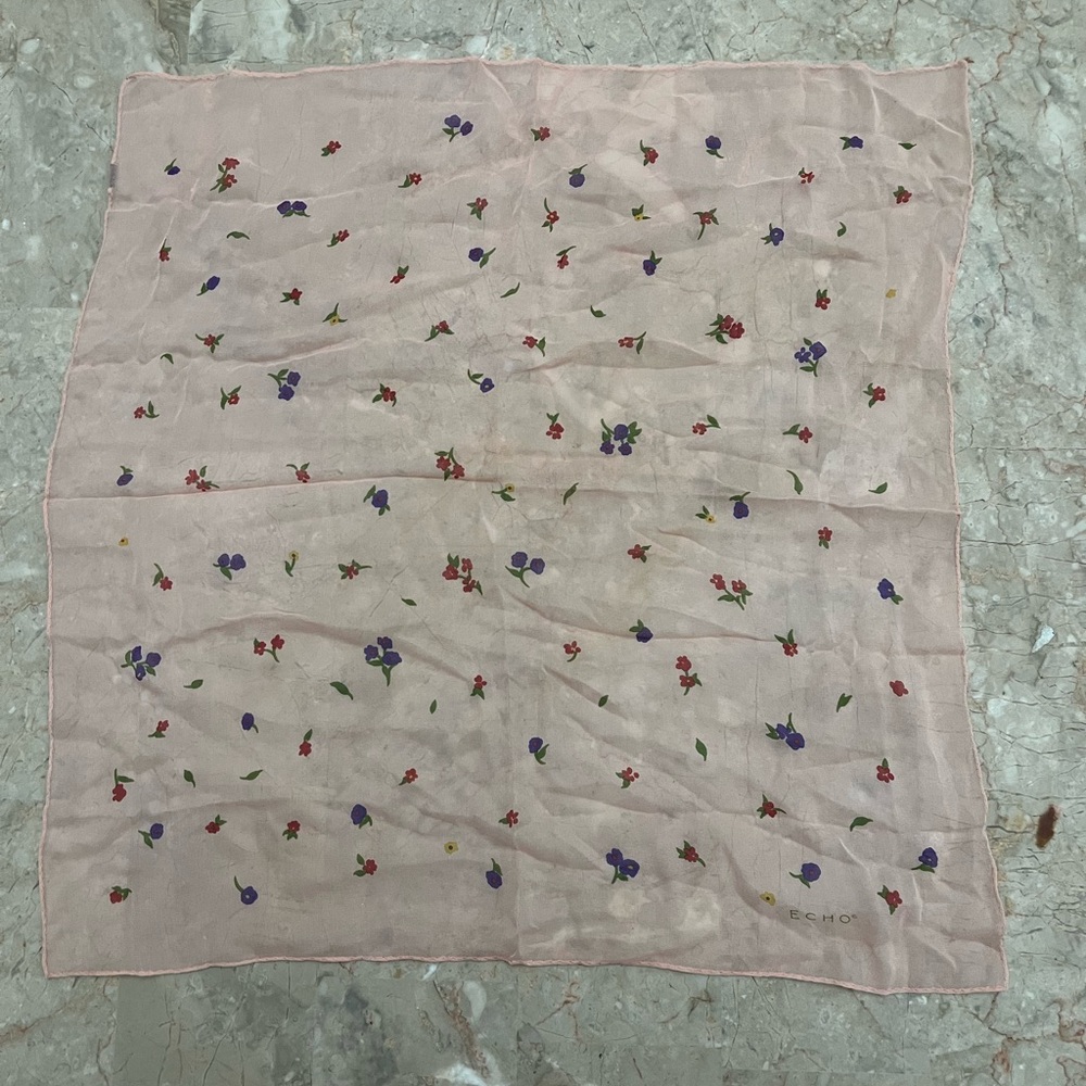 Echo Design Pink Floral Hair Scarf